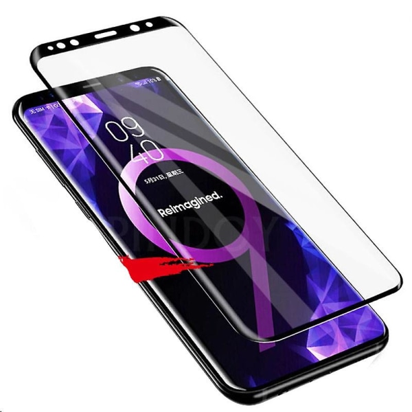 Helböjt härdat glas för Samsung Galaxy S8 S9 Plus Note 9 8 Skärmskydd för Samsung S6 S7 Edge Skyddsfilm For Galaxy S6 Edge