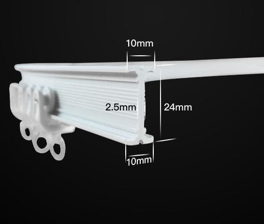 [LCS]Flexible Cuttable Bendable Curtain Rod 2 Meters 2-Pack 2 meters 2-Pack