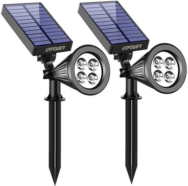 [LCS] 2-in-1 vedenpitävä 4 LED-aurinkospottivalo