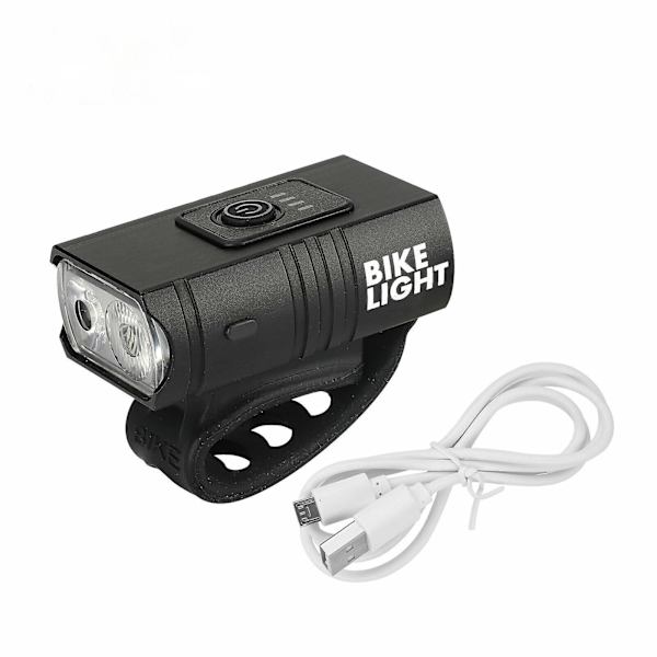 Polkupyörän etuvalo 6 tilaa USB ladattava MTB polkupyörän valo etulamppu