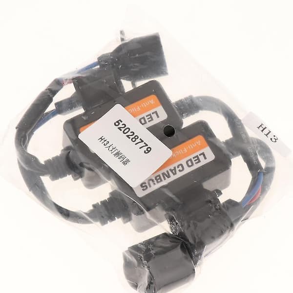 H13 LED Forlygte Canbus Fejlfri Anti Flimmer Modstand Canceller Dekoder as described 320x30mm