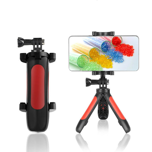 Justerbart Tripod Desktop Stand Holder Mount Stabilisator Bærbar Til Mobiltelefon