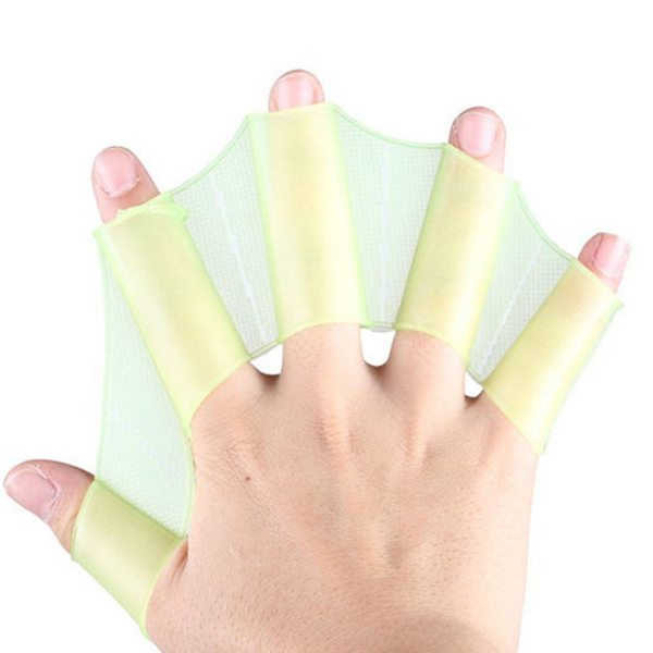 1 Par Groda Silikon Hand Simfenor Handbojor Simfötter Simma Handflata Finger S
