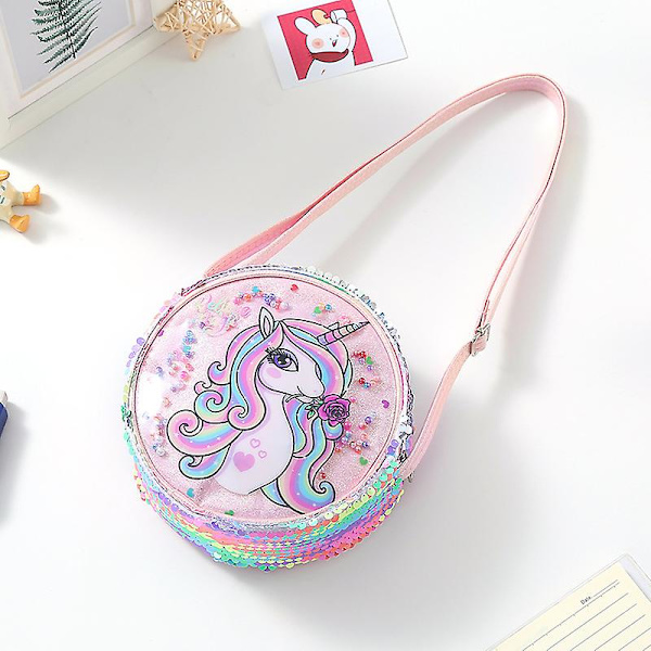 Pige Sling Bag Pu Crossbody Taske Med Justerbar Rem Til Dagstur Vandreture Rejser Color