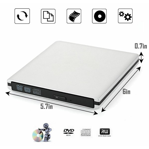 Extern DVD/CD-läsare