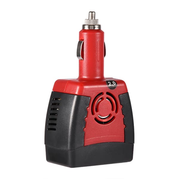 USB 2.1A DC 12V til AC 220V 150W Bilstrømomformer Lader for Mobil Bærbar PC