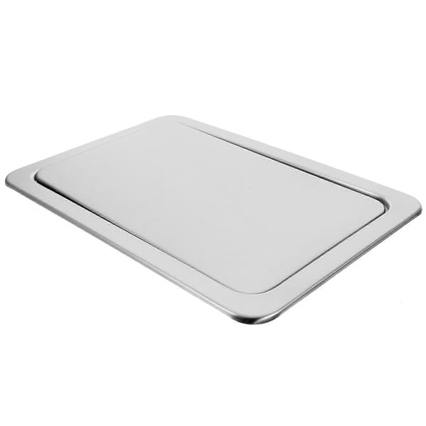Lättskött skräplock för bänkskivor och skåp Silver 23.00X16.50X3.30CM