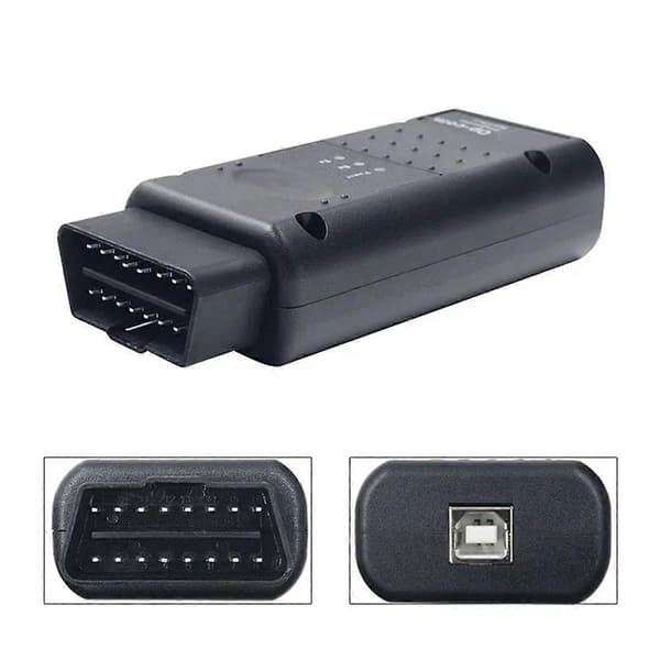OPCOM 2021 med USB-dongle Diagnostiske værktøjer Op-Com V1.95 Flash-opdatering Op Com V2021 til Opel bil Dia Black