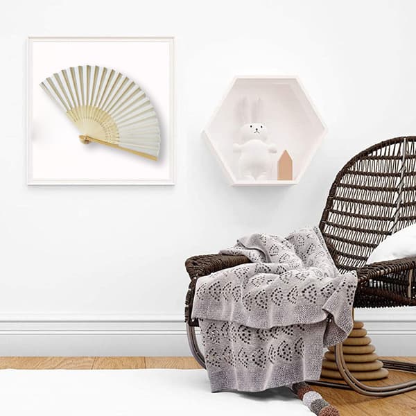 [LCS] Bambus silkefans - til dans, optræden, dekoration, bryllup, fest, gave