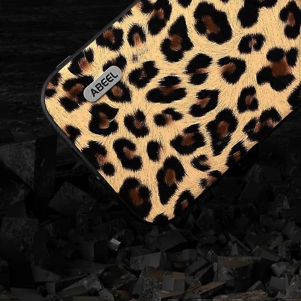 [LCS] Samsung Galaxy A34 5G ABEEL Black Edge Leopard -matkapuhelinkotelo Leopard Print