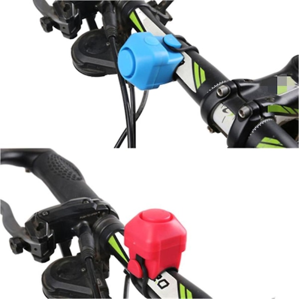 Elektrisk Cykelhorn Högt 130 Db Varningssignal Säkerhet Red