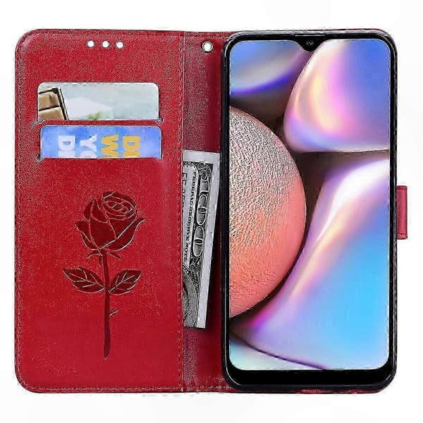 Galaxy A32 5G Rosaguld Flipcover med Kortpladser & RFID-beskyttelse Red