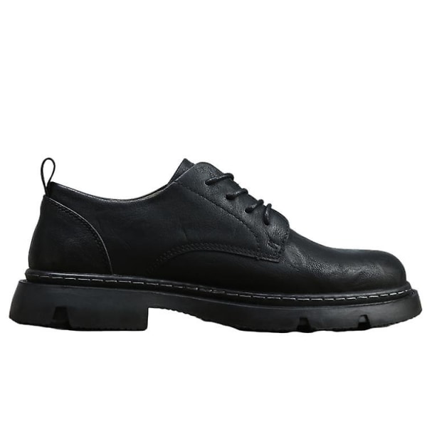 Retro Brittiska Herr Casual Läderskor Trendiga Skor 40