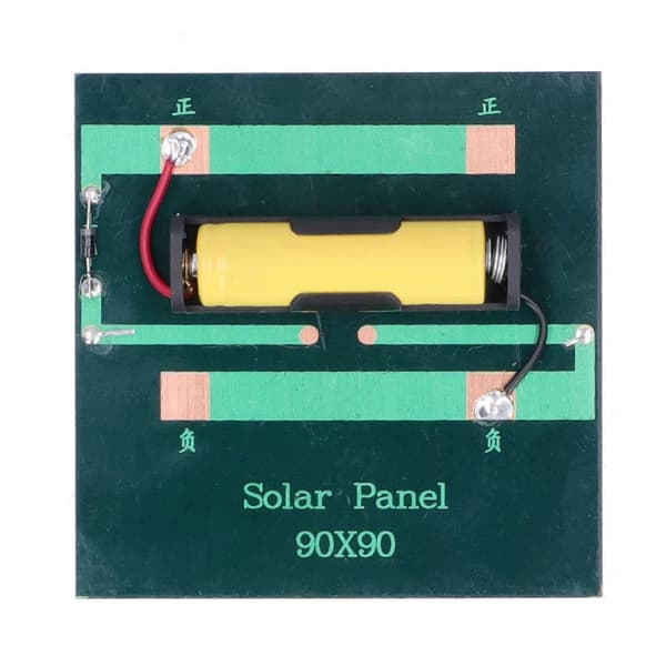 [LCS] Solopladepanel Solpaneloplader Celleopladepanel 1W DC2V til 1.2V AA-batterier Strømforsyning