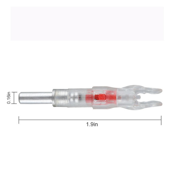 Automatiske LED Skytepilebuer 8Pcs Red