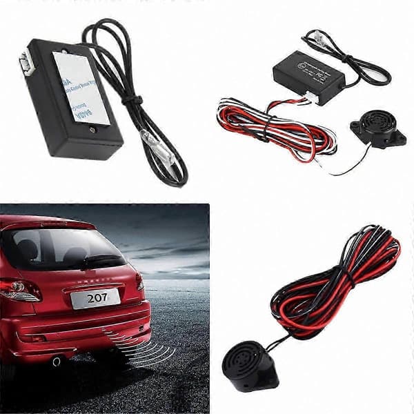 [LCS] Universal elektromagnetisk parkeringssensor, ingen boring påkrævet, nem installation til køretøjer Black