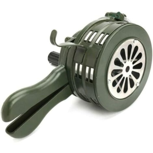 Handvevad Siren Portabel 110dB Metallsiren Manuell Nödsiren Säkerhetssiren Flyglarm - DPZO.ca