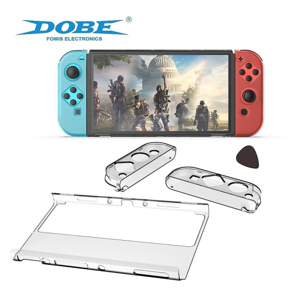 Cover till nintendo switch oled case joy con speltillbehör kit skin shell skyddshölje joycon fodral nintedo skydd