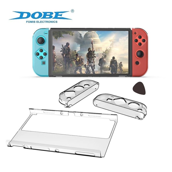 Skal för Nintendo Switch OLED-fodral Joy Con speltillbehör kit skyddande hölje Joycon-skal Nintedo-skydd