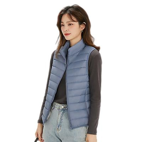 2021 vinter Ny koreansk stil ärmlös lätt dunjacka Plus Size Jacka 2XL