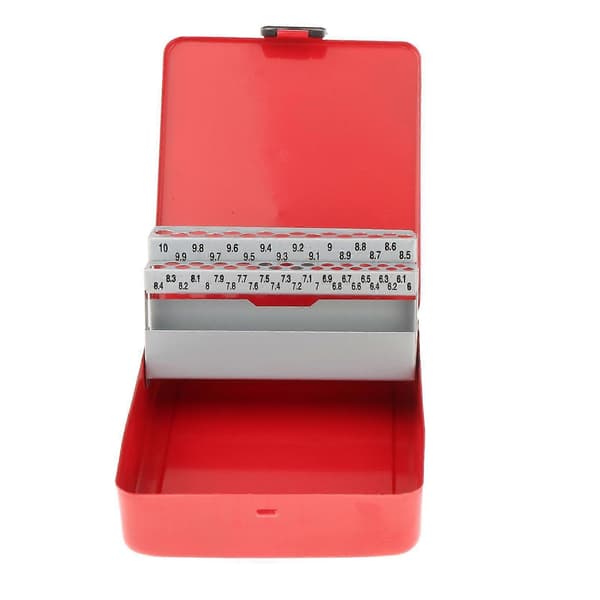 [LCS] Twistborbitsetui Borebitsdispenser Organizer, Metal, Tilbehør 41 Slots