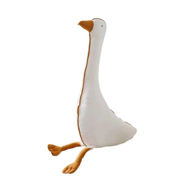 [LCS] 55 cm utstoppet gås til barnerom og dekor White 45CM