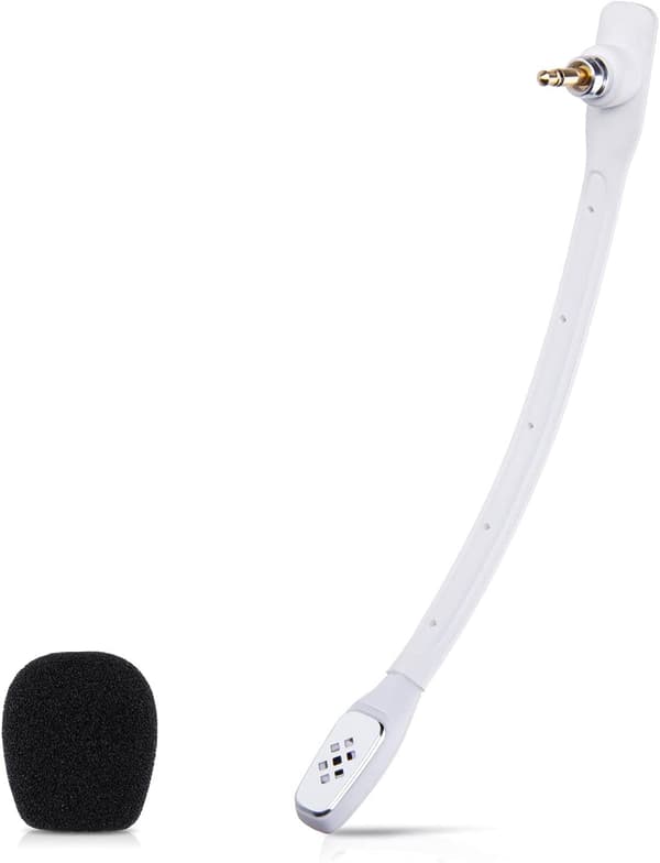 [LCS] Erstatningsmikrofon til Logitech ASTRO A40, A40 TR (hvid)