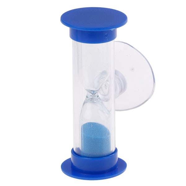 Tandbørste Drejelig Sandtimer 2 Minutter Brusebad Timer Børn Mini Blue