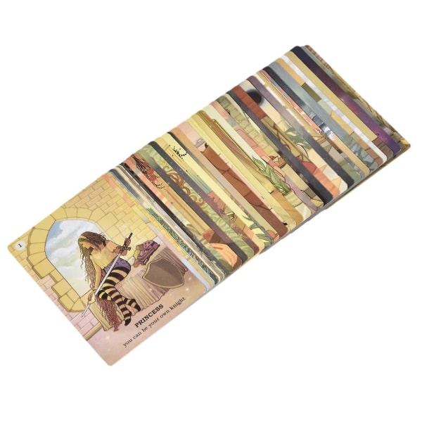 45 st Sagotema Tarotkort Öka Självförtroendet Magiskt Brädspelskort Engelsk Spådom Tarot Familjefest Spelkort