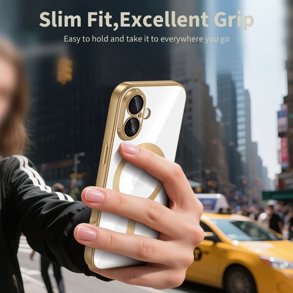 [LCS]Tech-Protect iPhone 17 Cover MagSafe MagFlex Shiny Gold 60