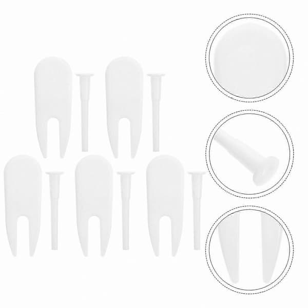 [LCS] Erstatningspropper til træningsbolde med propfjernere - Tilbehørssæt til yogabolde White 6.5X2.5CM