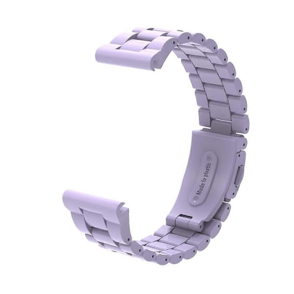 [LCS]Til Garmin Fenix 8 43mm/Descent MK3 43mm Urrem 20mm Plast 3-perle Håndledsrem Multicolor Light Purple