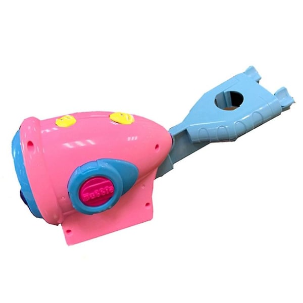 Lättvikt Cykel Bubbelmaskin Lysande Automatisk Bubbelmaskin Portabel Utomhusleksak För Pojkar Och Pink
