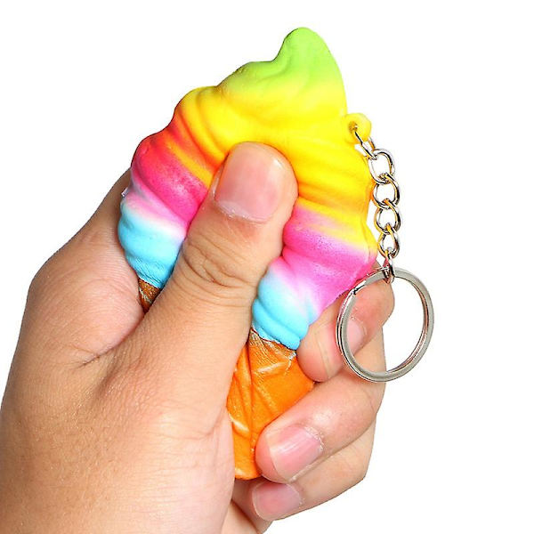 Färgglada Squishy Regnbågsleksaker att Klämma på