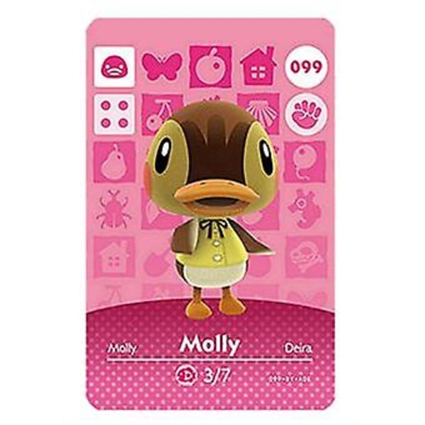 Nfc Game Card For Animal Crossing,ch Amiibo Wii U - 099 Molly