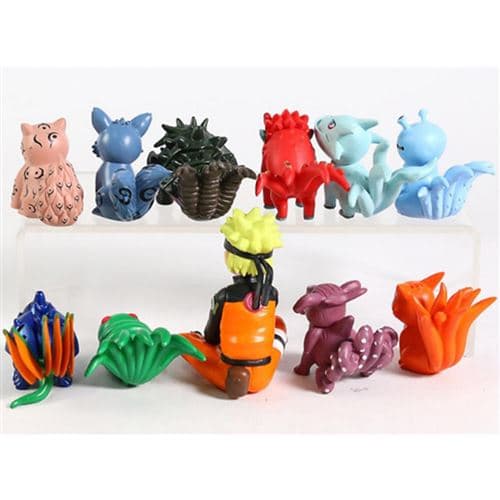 [LCS] Sett med 11 delikate Naruto Uzumaki-figurer i boks