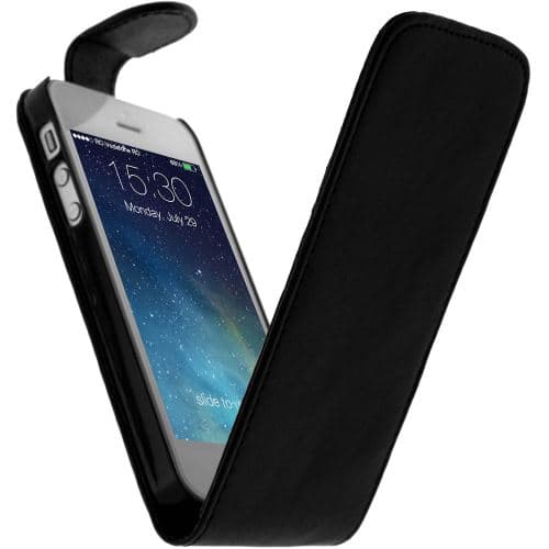[LCS]Sort vertikalt cover kompatibelt med Apple iPhone SE, 5 og 5s