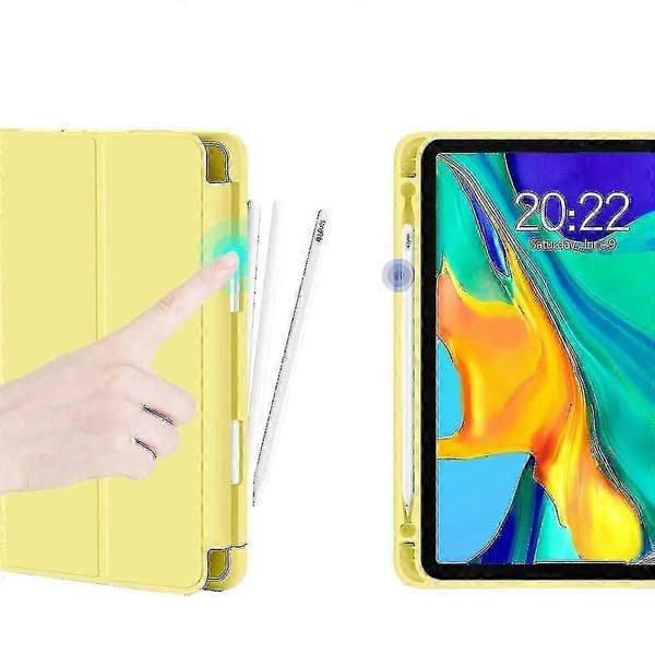 iPad Pro 11-tommers deksel med sterk magnetisk folding og justerbart stativ YELLOW