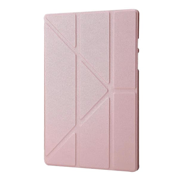 [LCS] Multi-Fold läderfodral för Samsung Galaxy Tab A9+ Rose Gold