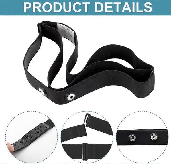 Polar Pro brystrem, pulsmåler til bælte ANT Bluetooth, kompatibel med Garmin, Wahoo