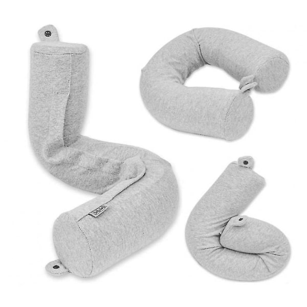 Resekudde i Memory Foam för Nacke, Haka, Ländrygg