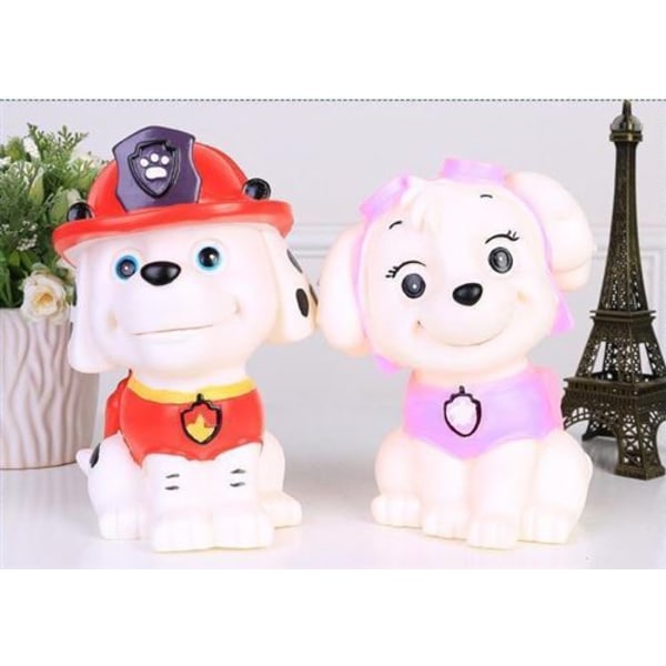 Spargris på Paw Patrol för flicka pojke - rosa 17cm