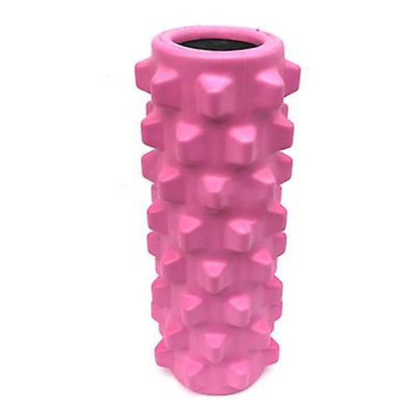 Jooga fitness -rulla, hierontapiikkirulla lihasten rentoutukseen pink
