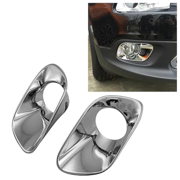 Kompatibel med JEEP Cherokee 2014-2018 ABS Krom Tåkelysdeksel Trim foran