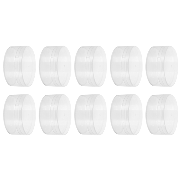 10 stk. Urdele Perle Opbevaringsboks Plastik Smykker Hardware Småting Beholder Sæt 8cm