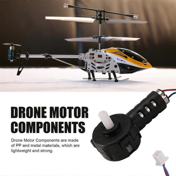 4 KPL Drone Moottorikomponentteja DIY RC Drone Osat E88 E88pro P8 RC Dronelle Black