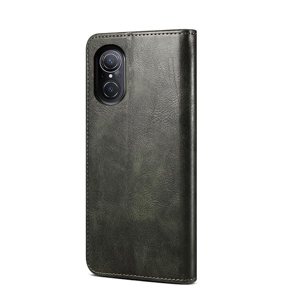 [LCS]Läderfodral kompatibelt med Huawei nova 9 SE Green