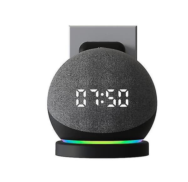 [LCS] Echo Dot 4. generation højttalerstativ vægbeslag holder Black