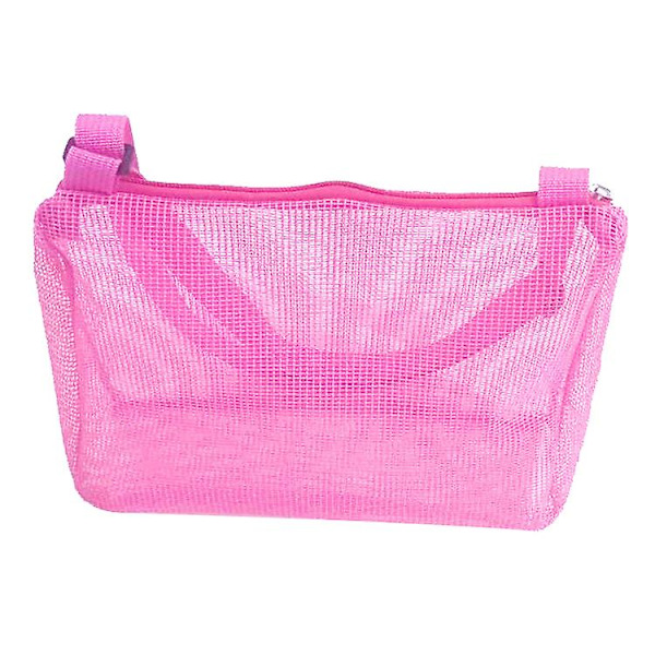 Skjellpose for barn, strandleker rose red