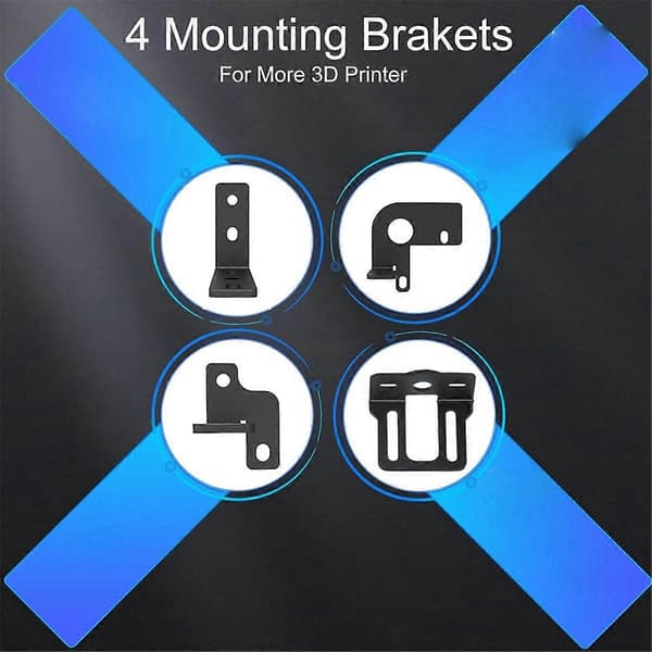 Opgrader BL-Touch V3.2 Auto Bed Leveling Sensor med 4 beslag BL-Touch Kit til 8 eller 32 Bit bundkort As Shown